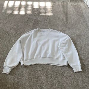 Aerie Cropped Corded Sweatshirt